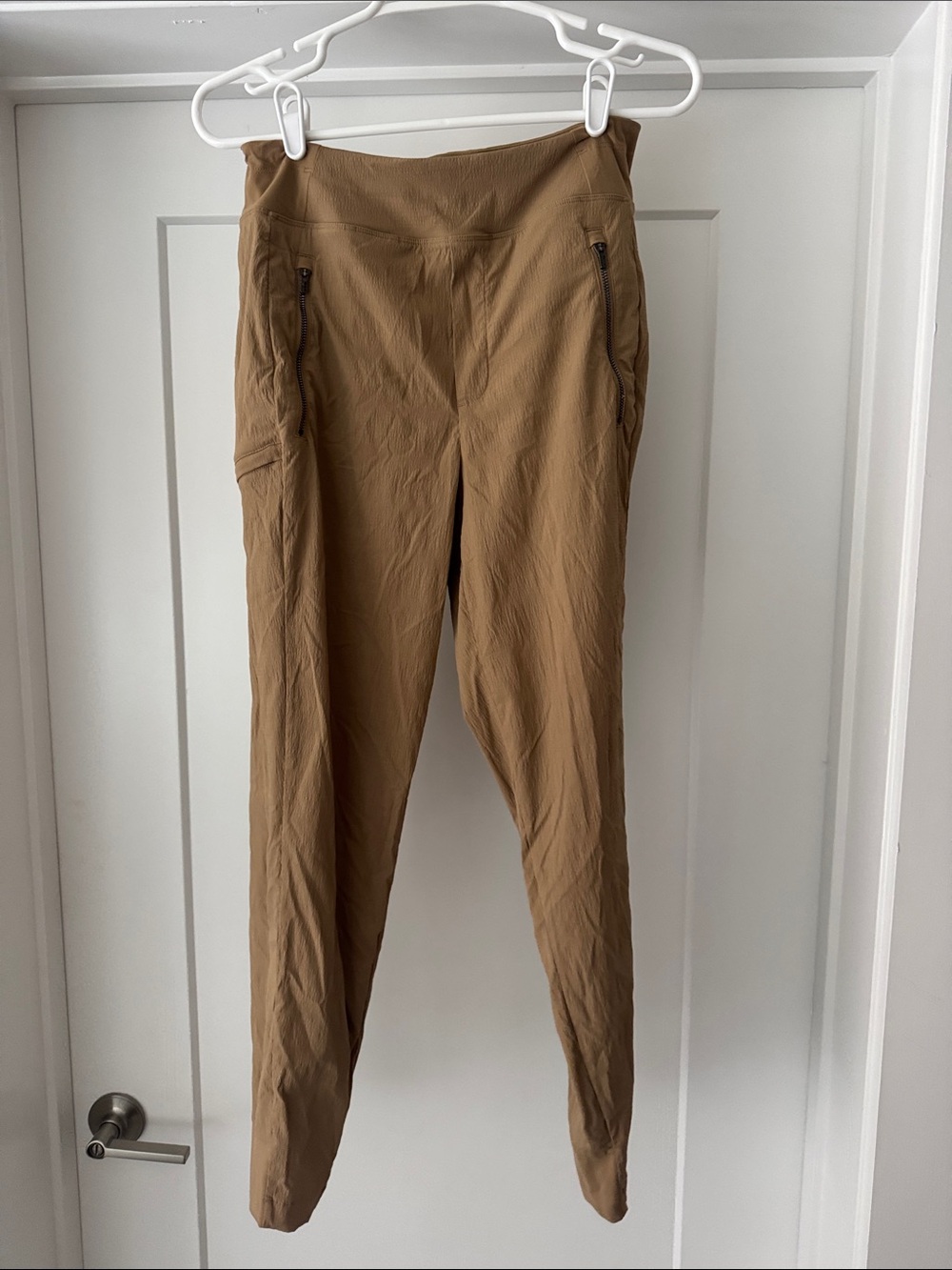 Athleta Tan High-Rise Performance Pants